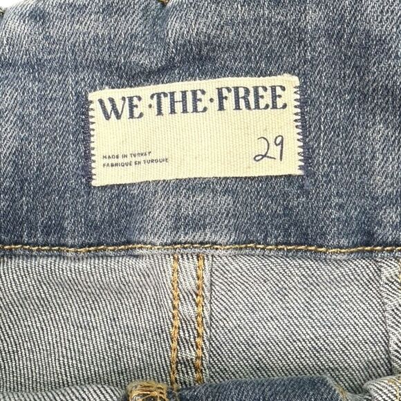 We The Free x Free People Jayde Flare Jeans - Size 29 - Sunburst Blue - Picture 8 of 10